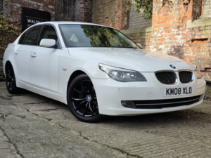 2008 BMW 5 Series 3.0 525i Se Saloon in White — image 3