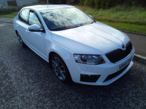 2016 Skoda Octavia 2.0 Tdi Vrs in White — image 3