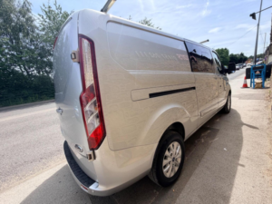 2022 Ford Transit Custom 2.0 320 Ecoblue Limited Crew Van L2 H1 Euro 6 (s/s) 5dr in Silver — image 4