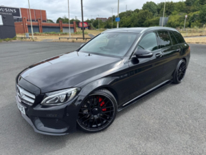 2017 Mercedes-Benz C Class 2.1 C220d Amg Line G-Tronic+ Euro 6 (s/s) 5dr in Black — image 3