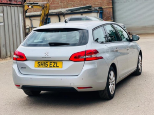 2015 Peugeot 308 Sw 1.2 Puretech Active Euro 6 (s/s) 5dr in Silver — image 5