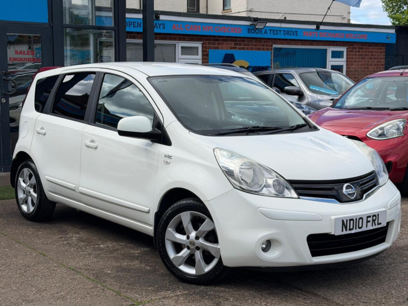 2010 Nissan Note 1.4 16v N-Tec Euro 4 5dr in White — image 1