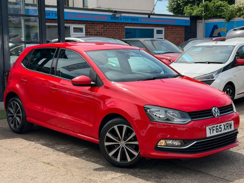2015 Volkswagen Polo 1.2 Tsi Bluemotion Tech Se Euro 6 (s/s) 5dr in Red — image 1