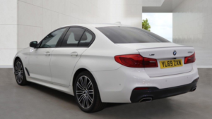 2020 BMW 5 Series 2.0 520d Mht M Sport Saloon 4dr Diesel Hybrid Auto Xdrive Euro 6 (s/s) (190 Ps) in White — image 3