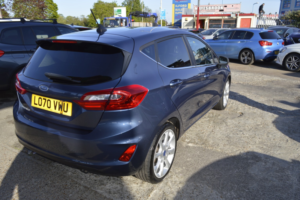 2021 Ford Fiesta 1.0 Fiesta Titanium X 5 Door 1.0l Ecoboost 125ps Fwd 7 Speed Dct Automatic in Blue — image 2