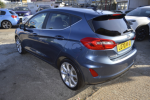 2021 Ford Fiesta 1.0 Fiesta Titanium X 5 Door 1.0l Ecoboost 125ps Fwd 7 Speed Dct Automatic in Blue — image 4