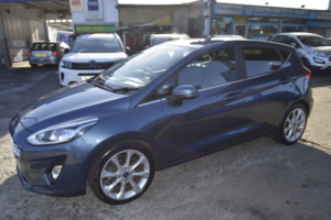 2021 Ford Fiesta 1.0 Fiesta Titanium X 5 Door 1.0l Ecoboost 125ps Fwd 7 Speed Dct Automatic in Blue — image 5