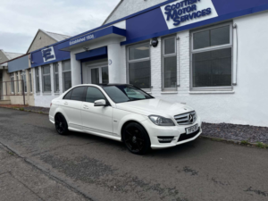 2012 Mercedes-Benz C-Class 2.1 C220 Sport Cdi Blueefficiency Auto 4dr in White — image 2