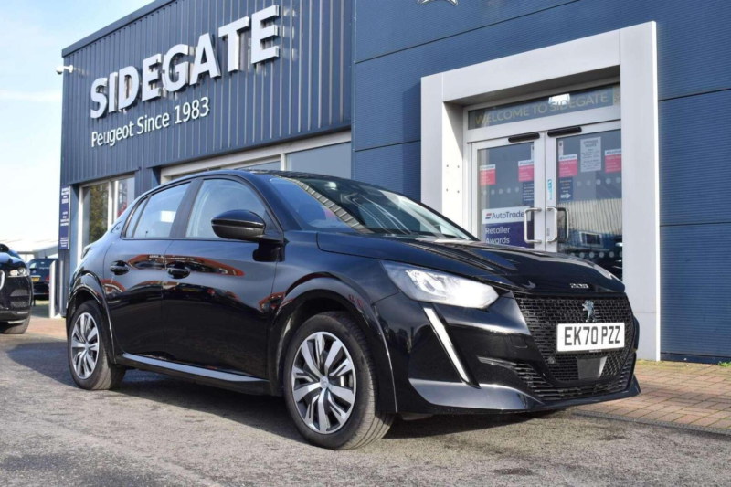 2020 Peugeot E-208 50kwh Active Auto 5dr in Black — image 1