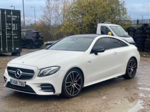 2018 Mercedes-Benz E Class 3.0 E53 Mhev Eq Boost Amg (premium Plus) Spds Tct 4matic+ Euro 6 (s/s) 2dr in White — image 3