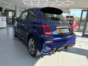 2018 Abarth 595 1.4 T-Jet Euro 6 3dr in Blue — image 3