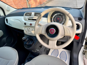 2012 Fiat 500 1.2 Lounge Euro 5 (s/s) 3dr in White — image 6