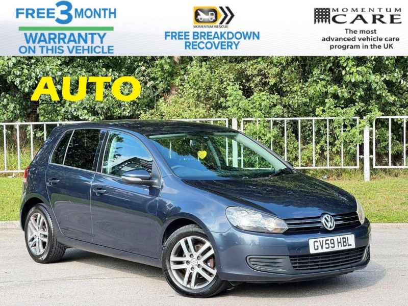 2009 Volkswagen Golf 1.6 Tdi Bluemotion Tech Match DSG Euro 5 (s/s) 5dr in Blue — image 1