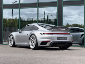 2020 Porsche 911 3.7 T 992 Turbo S in Silver — image 2