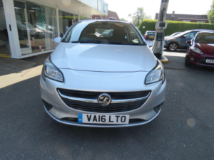 2016 Vauxhall Corsa 1.4i Ecoflex Energy Euro 6 3dr (a/c) in Silver — image 2