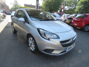 2016 Vauxhall Corsa 1.4i Ecoflex Energy Euro 6 3dr (a/c) in Silver — image 3