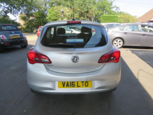 2016 Vauxhall Corsa 1.4i Ecoflex Energy Euro 6 3dr (a/c) in Silver — image 6