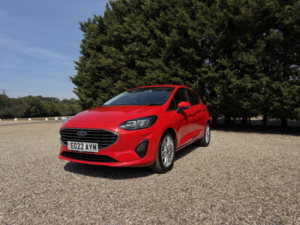 2022 Ford Fiesta 1.0 Fiesta Titanium 5 Door 1.0l Ecoboost 125ps Mhev Fwd 7-Speed Powershift in Red — image 2