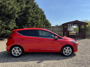 2022 Ford Fiesta 1.0 Fiesta Titanium 5 Door 1.0l Ecoboost 125ps Mhev Fwd 7-Speed Powershift in Red — image 4