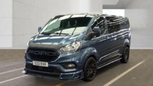 2020 Ford Transit Custom 2.0 320 Ecoblue Limited Crew Van Auto L2 H1 Euro 6 (s/s) 5dr in Blue — image 2