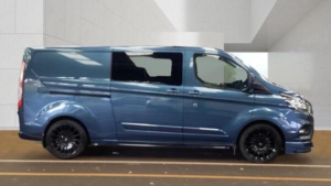 2020 Ford Transit Custom 2.0 320 Ecoblue Limited Crew Van Auto L2 H1 Euro 6 (s/s) 5dr in Blue — image 5