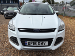 2016 Ford Kuga 2.0 Tdci Zetec 2WD Euro 6 (s/s) 5dr in White — image 2