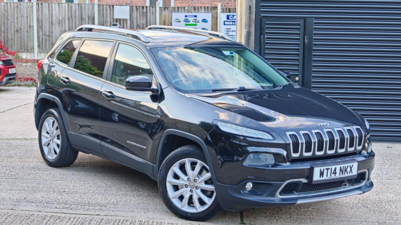 2014 Jeep Cherokee 2.0 Crd Limited Auto 4WD Euro 5 (s/s) 5dr in Black — image 1