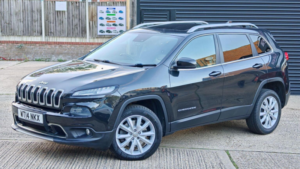 2014 Jeep Cherokee 2.0 Crd Limited Auto 4WD Euro 5 (s/s) 5dr in Black — image 2