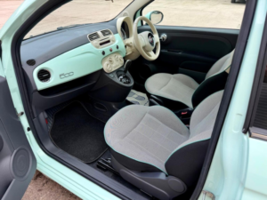 2014 Fiat 500 1.2 Lounge Dualogic Euro 6 (s/s) 3dr in Green — image 5