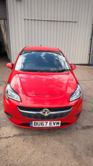2017 Vauxhall Corsa 1.4i Ecoflex Design Euro 6 5dr in Red — image 2