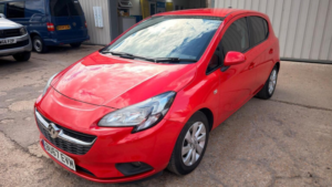 2017 Vauxhall Corsa 1.4i Ecoflex Design Euro 6 5dr in Red — image 3