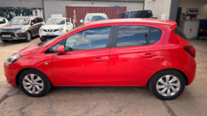 2017 Vauxhall Corsa 1.4i Ecoflex Design Euro 6 5dr in Red — image 4