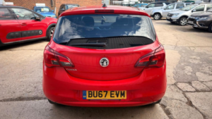 2017 Vauxhall Corsa 1.4i Ecoflex Design Euro 6 5dr in Red — image 6