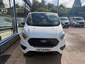 2023 Ford Transit Custom 2.0 300 Ecoblue Limited Panel Van 5dr Diesel Manual L1 H1 Euro 6 130 Ps in White — image 2