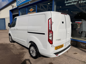 2023 Ford Transit Custom 2.0 300 Ecoblue Limited Panel Van 5dr Diesel Manual L1 H1 Euro 6 130 Ps in White — image 4