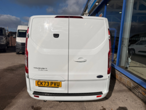 2023 Ford Transit Custom 2.0 300 Ecoblue Limited Panel Van 5dr Diesel Manual L1 H1 Euro 6 130 Ps in White — image 5