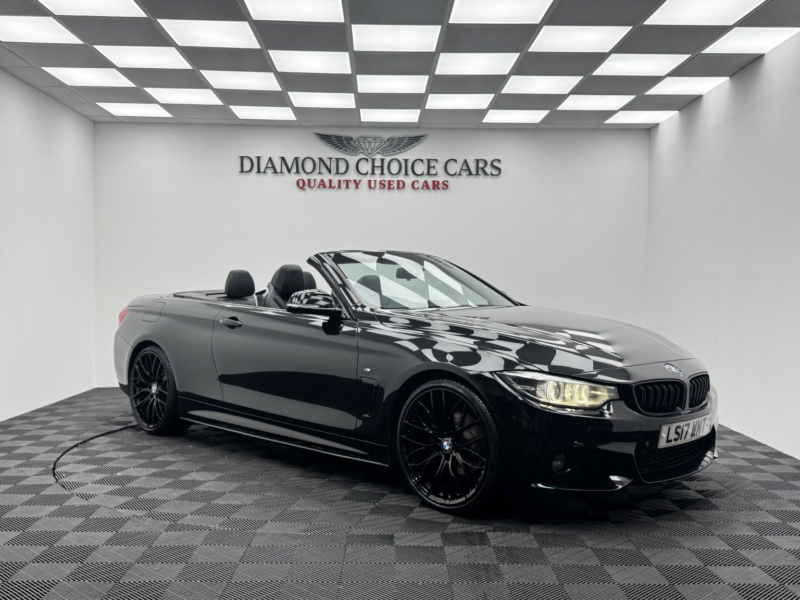 2017 BMW 4 Series 2.0 420d M Sport Convertible in Black — image 1