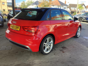 2012 Audi A1 1.6 Tdi S Line Sportback Euro 5 (s/s) 5dr in Red — image 4