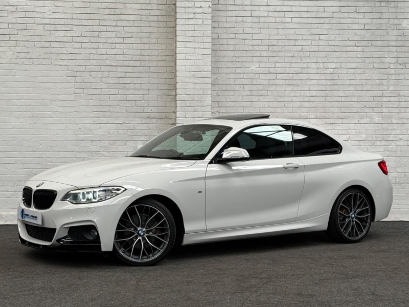 2015 BMW 2 Series 2.0 220i M Sport Auto Euro 6 (s/s) 2dr in White — image 1