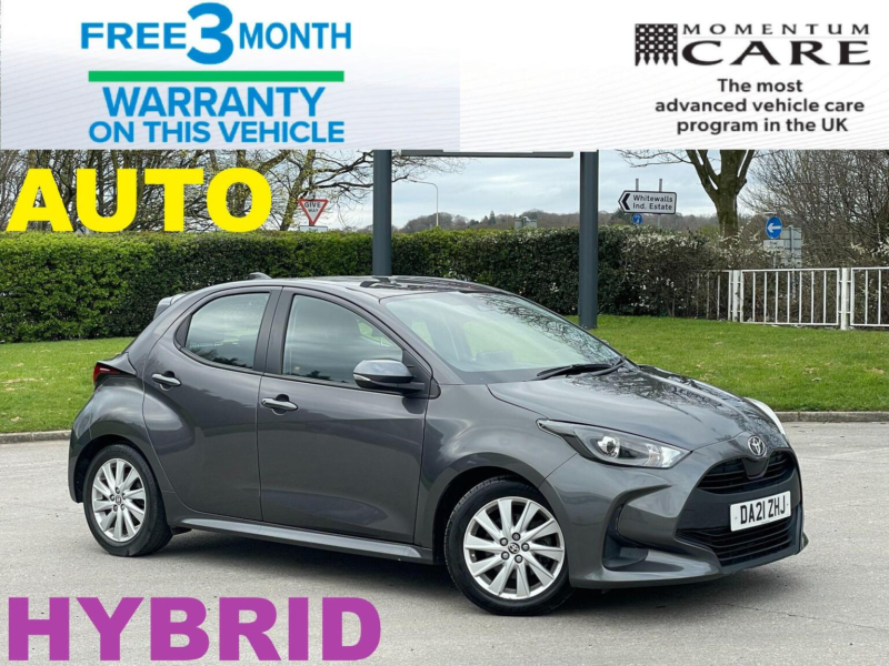2021 Toyota Yaris 1.5 Vvt-H Icon E-CVT Euro 6 (s/s) 5dr in Grey — image 1