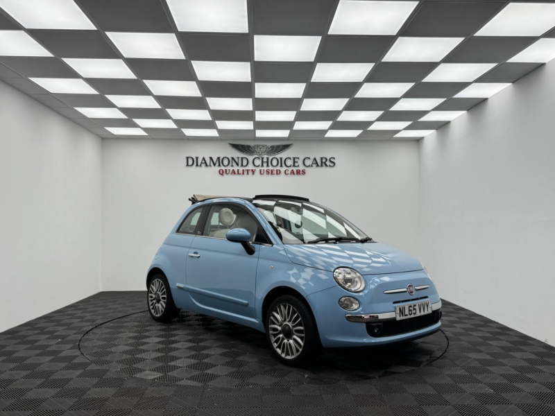 2015 Fiat 500c 1.2 500c 1.2 69hp Lounge 2015 Convertible in Blue — image 1