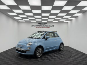 2015 Fiat 500c 1.2 500c 1.2 69hp Lounge 2015 Convertible in Blue — image 3