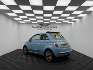 2015 Fiat 500c 1.2 500c 1.2 69hp Lounge 2015 Convertible in Blue — image 4