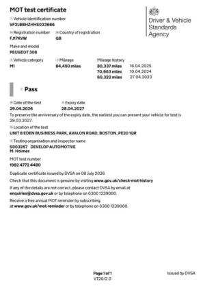 2018 Peugeot 308 1.6 Bluehdi Active Euro 6 (s/s) 5dr in Grey — image 5