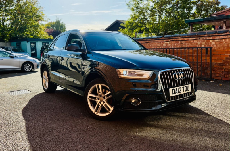 2012 Audi Q3 2.0 Tdi S Line SUV 5dr Diesel Manual Euro 5 (s/s) (140 Ps) in Black — image 1