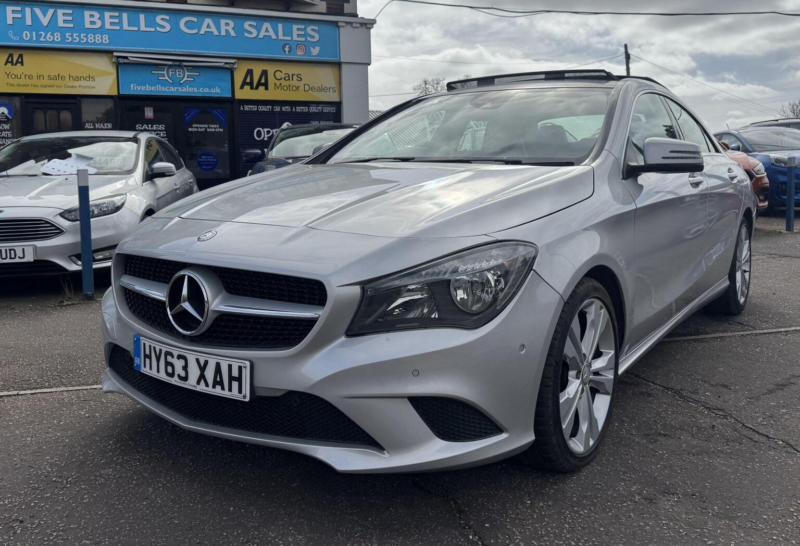 2013 Mercedes-Benz Cla 1.6 Cla180 Sport Coupe Euro 6 (s/s) 4dr in Silver — image 1