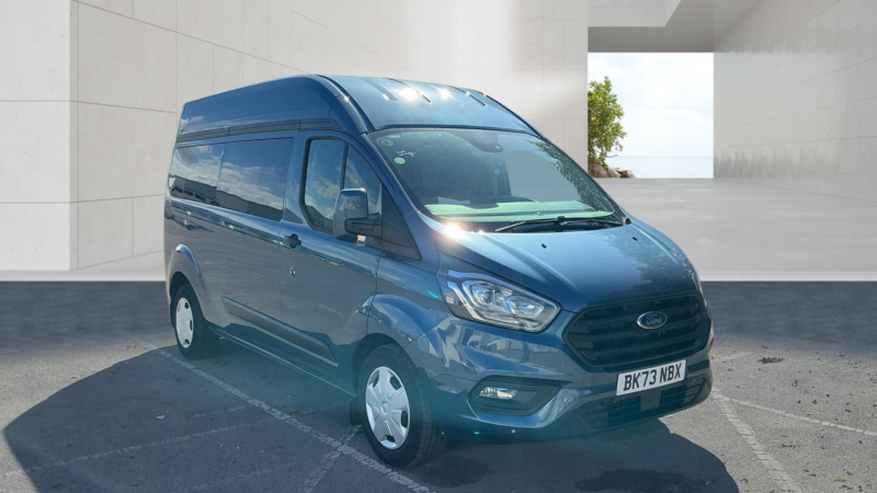 2023 Ford Transit Custom 2.0 320 Ecoblue Trend Kombi Double Cab 5dr Diesel Auto L2 H2 Euro 6 130 Ps in Blue — image 1