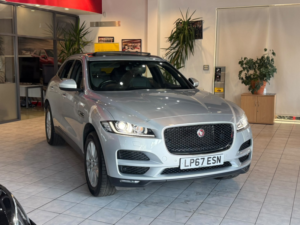 2018 Jaguar F-Pace 2.0 D180 Portfolio in Silver — image 2