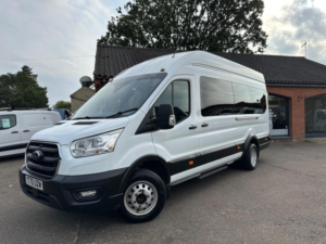 2020 Ford Transit 2.0 460 Ecoblue Leader Rwd L4 H3 Euro 6 (s/s) 5dr (17 Seat, Drw) in White — image 5