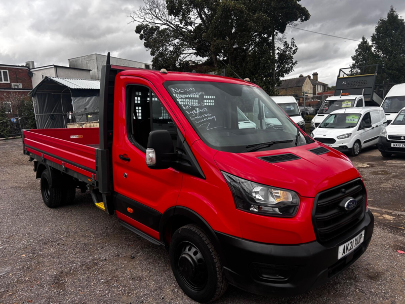 2021 Ford Transit 2.0 350 Ecoblue Leader Rwd L3 Euro 6 (s/s) 2dr in Red — image 1